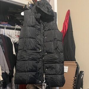 Black Puffer Vest